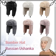 ARREBUL Bomber Hat Warm Thick Plush Windproof Winter Hat
