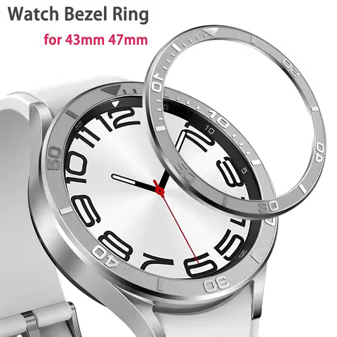 Watch Bezel Ring for Samsung Galaxy Watch6 Classic 43Mm 47mm Stainless Steel Timescale Cover Bumper 
