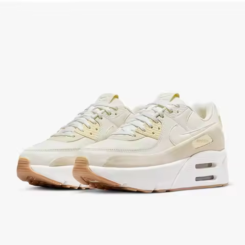 Nike Air Max 90 LV8 Women’s Low-Top Thick-Soled Sneakers FD4328-100