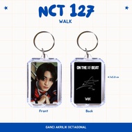 GANTUNGAN NCT 127 WALK KEYCHAIN ACRYLIC KEYCHAIN KPOP UNOFFICIAL JAEHYUN DOYOUNG MARK