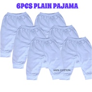 3/6pcs PLAIN PAJAMAS for newborn aged 0-2yr Old