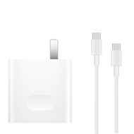 ชุดชาร์จเร็ว HUAWEI P40 ของแท้ หัวชาร์จ USB C PD 65W+สาย USB C to USB C 5A Super Fast Charging สำหรับโทรศัพท์ P40/30/20 Mate30/20 Honor Xiaomi OPPO Samsung VIVO MagicBook Matebook13/14/15/Xรับประกัน1ปี