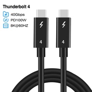 Hot UGOURD 2M Thunderbolt 4 Coaxial Cable USB4 Type C To Type C 40Gbps PD 100W Fast Charging Cable F