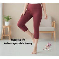Leggings 3/4 Spandex jersey / Leggings 3/4 jersey material