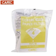 PUTIH 100pcs Cafec Abaca 02 V60 Coffee Paper Filter Japan White Coffee Filter Paper