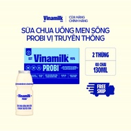 [CHỈ GIAO TRONG BÁN KÍNH 15KM] 2 Thùng Sữa chua uống Probi Có Đường 130ml Yaourt 24 chai/thùng