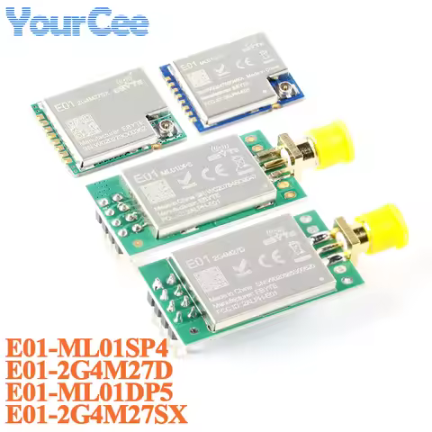 5pcs/1pc E01-2G4M27D E01-ML01DP5 E01-2G4M27SX NRF24L01P NRF24L01 PA LNA Long Range 2.4GHz SPI DIP Io