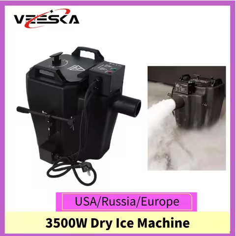 3500W Dry Ice Machine Fog Machine Floor Dry Ice Stage Effect Machine Wedding Party Christmas Machine