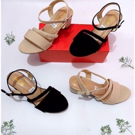 High heels sandals 5cm braided heels DD12