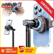 Ulanzi Cell Phone Stand Tabletop Cell Phone Stand with Cell Phone Cooling Fan Rapid Cooling Cell Pho