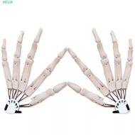HELIX Halloween Articulated Fingers, Halloween Scarry Fake Fingers 3D Articulated Finger, Skeleton H