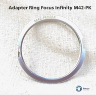 อะเดปเตอร์ M42 Lens To Pentax PK K Mount Adapter Ring Focus Infinity M42-PK with tool