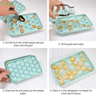 Mypink 25 Grids Silicone Ice Ball Mold With Cover DIY Ice Storage Box Easy To Demould Bar Home Party Kitchen Tools Accessories SG