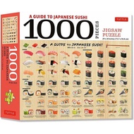 A Guide to Japanese Sushi - 1000 Piece Jigsaw Puzzle: Finished Size 29 in X 20 inch (73.7 x 50.8 cm)