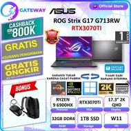 asus rog strix g17 g713rw rtx3070ti 8gb - amd ryzen 9-6900hx ram 32gb 1tb ssd 17.3  qhd ips 240hz - ekstra