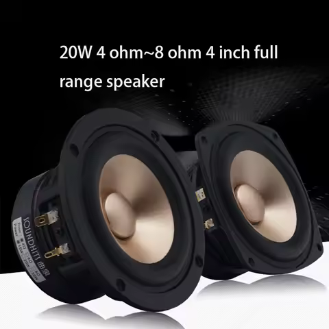 30W 4 Inch Speaker 4ohm~8ohm Full Range Speaker Tweeter Midrange Woofer Diy High Power Fever Modifie