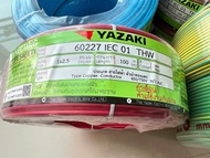 สายTHW 2.5 mm Yazaki ของแท้100% มีให้เลือกทุกสี