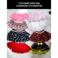 TUTU SKIRT BABY (3 MONTHS - 9 MONTHS)