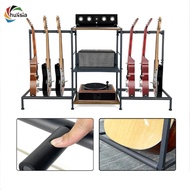 chulisia Guitar Stand Hold 6 Guitars Guitar Holder Multiple Guitar Rack for Guitar Amp