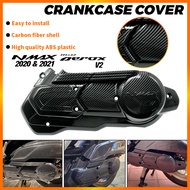 E&M NMAX2020 / NMAX2021 / AEROX V2 CRANK CASE COVER CARBON FOR NMAX V2 / NMAX V2.1 / AEROX V2