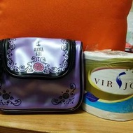ANNA SUI 紫色薔薇化妝袋