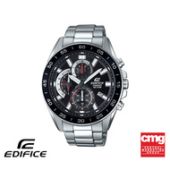 CASIO นาฬิกาข้อมือผู้ชาย EDIFICE รุ่น EFV-550D-1AVUDF วัสดุสเตนเลสสตีล สีดำ