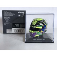 F1 Helmet Model 1: 5 Spark Hamilton 2022 Brazil Station Helmet Model Mercedes Mercedes-Benz W13 Hami