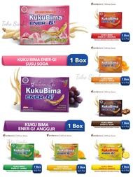 KukuBima Ener-G kuku bima energi rasa kopi mangga anggur jambu nanas jeruk 1bos isi 6 sachet