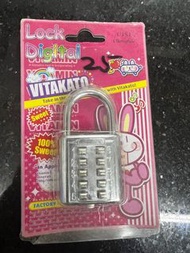 全新 10鍵式按鍵密碼鎖 行李鎖 儲物櫃鎖 (懷舊包裝/實用防盜) $25