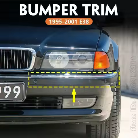 for 1995-2001 E38 BMW 740i 740iL 740iLP 750iL 750iLP Front Bumper Trim 51118170555 51118125309 51118