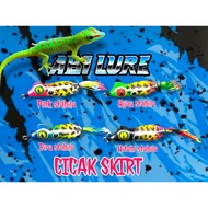 SOFT FROG LIZARD SKIRT STANDING 7CM SLIMP ABI LURE CASTING BAIT CORK AND TOMAN