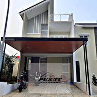 PROMO TERBATAS KANOPI BAJA RINGAN ATAP ALDERON RS+PLAFON PVC TERPASANG | READY