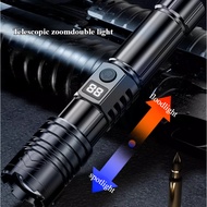 High Power Led Flashlight 1000000LM Powerful Flashlight Portable USB Rechargeable Led Lamp 2000mah E