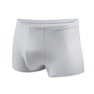 AIMER MEN'S Soft Modal Trunks Underwear (Light Grey)