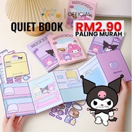 Buku Kuromi barang sanrio cinamoroll quiet book set notebook squishy kuromi toy my melody