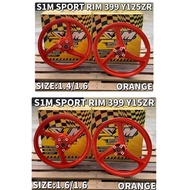 (S1M) SPORTRIM S1M ENKEI 3 BATANG ORANGE Y15 Y16 1.6 1.6 / Y125 LC135 5S V8 1.4 1.6 Sport Rim