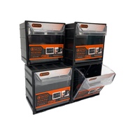 [特價]TACTIX TX-0690 4英吋透明堆疊收納盒-四件組