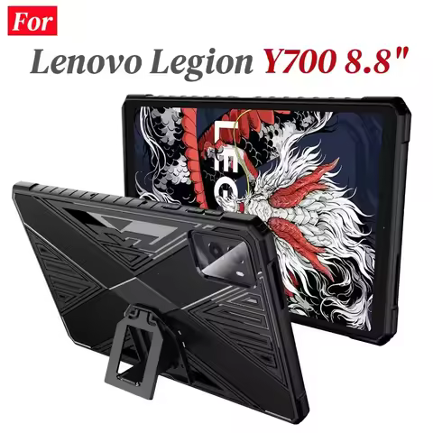 For Lenovo Legion Y700 2025 3nd Gen Shockproof Tablet Case Kickstand Design Game Protective Shell Fo