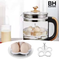【BH】Egg Steamer Rack 5 Holes Food Grade Long Handle Multi-functional Plastic Health Pot Egg Cooking Tray Kitchen Tools