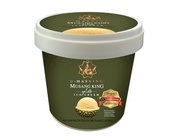 D.MasKing Musang King Gelato Ice Cream 140ML Halal - Made with 100% Authentic Durian Paste (Raub Musang King) 2tub