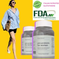 Pure Form Pre + Probiotic for Women 50 Billion CFU Vaginal Probiotic Strains VC Cranberry Extract