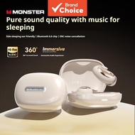 Monster A05 Earphones Mini Invisible Sleep Earbuds Bluetooth Comfortable Silicone Headset No Pressur