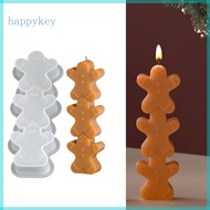 HAP Reusable Holiday  Mold Santa Angel Reindeer Silicone Baking Tool For Festive Treats And Home Dec