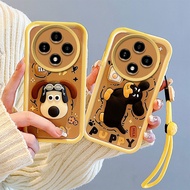 Luxury Cute Cartoon Puppy Dog Soft Silicone Phone Case On For Oppo F27 Pro Plus 5G Back Cover Childr