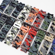 Camouflage strap for G-9100 / 9200 GW-9200 / 9101 / 9102 / 9110 / 9125 Soft Rubber band TPU Bracelet