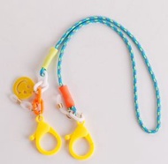 兒童防丟口罩掛繩-藍色繩子+笑臉