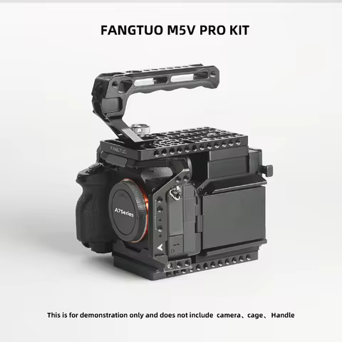FANGTUO Kit M5V PRO cineback– Universal Camera Cooling Kit, FX3 fx30 A7IV a7v a7SIII zve1 Cage Kit R