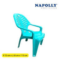 Kursi Plastik Napoli Big 909 / Kursi Santai Jumbo Merek Napoli Code Big 909 / Kursi Kodok