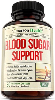 [USA]_Vimerson Health Blood Sugar Supplement for Healthy Heart - Glucose, Insulin  Cholesterol Contr