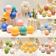 Ins Morandi Color Balloon 33cm Latex Balloon Mori Series One Year Old Hundred Days Decoration Birthd
